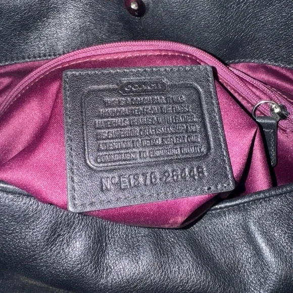 Coach Black Madison Phoebe e1376-26448 Purse. - Picture 7 of 9